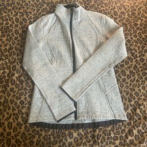 lululemon athletica Heather Gray Full-Zip Lightweight Jacket